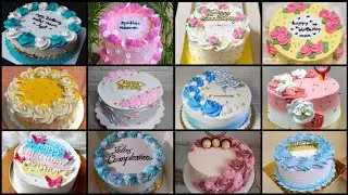 Simple 50+ Cake Designs for Beginners | Very Easy Birthday/Anniversary Cake Decorating ideas