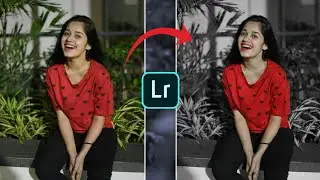 Lightroom Moody Dark Tone Photo Editing | lightroom background colour change | Astech Tutorial