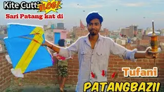 Ek patang se asman khali 😮| Tufani patang-bazi 🪁 ah vlogs