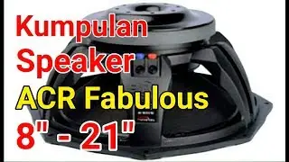 Speaker ACR Fabulous 8
