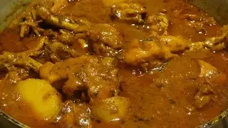 হোটেলের মতো আলু চিকেন কষা। Alu Chicken Curry Recipe in Restaurant Style.