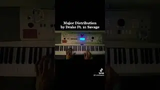 Major Distribution by Drake Ft. 21 Savage Piano Cover