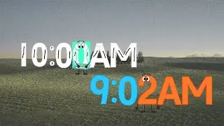 All the Timestart Numbers 9:01AM to 10:00AM in the Timestart Band