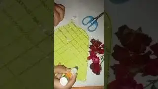 let's make wall decor#idea #diy #craft #wallldecor #youtubeshorts