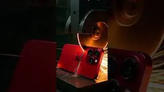 iPhone Meets Industrial Saw &ndash; Ultimate Destruction Test😲😲#iPhoneCutting#Viral Shorts