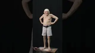 Hyper realistic sculpture under a minute #art #hyperrealism #sculpture #silicone #resin #arte