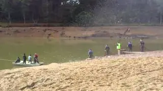Trockenlegung am Eginger See