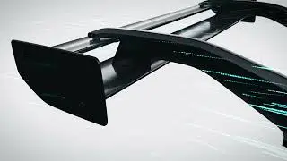Mustang GTD Rear Wing Animation