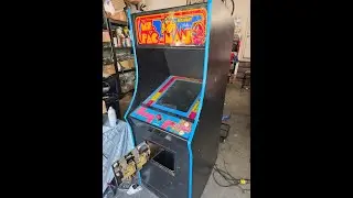 Ms.Pac-Man conversion part 3. Converting to play 100 classic games. Atlantic Arcade Sales