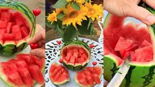1 Watermelon Challenge - Watermelon Basket Decoration Ideas