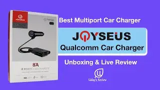 Best Multiport Fast Car Charger by Joyseus | Unboxing & Live Review | #udaysreview