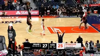 PUT NUTS ON HIS NECK!! Miami vs Syracuse College Basketball Highlights (reaction)