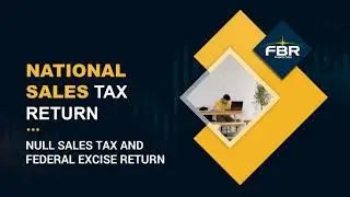 National Sales Tax Return | Null Sales Tax and Federal Excise Return | Tutorial