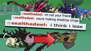 SHEDINJA TROLLING! GETTING SALTY ON POKEMON SHOWDOWN!