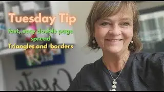 Tip Tuesday: Fancy Triangle Double Page Spreads