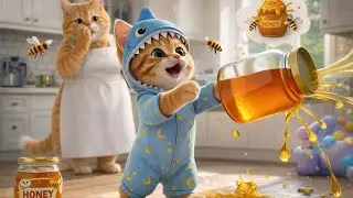 Ginger Becomes a Babysitter for the First Time, Mama Cat Smiles Proudly 🐱💖 | Funny Cat Videos