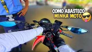 UBER MOTO- NO SÁBADO EM HORÁRIO DE ALMOÇO- COMO EU ABASTEÇO A MINHA MOTO PRA RODAR.