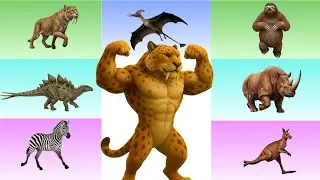 🦕Prehistoric Safari ABC Animal Sounds Song | Nursery Rhymes🎵 | Jumpy Jungle TV