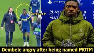 Dembele Angry After Being Named MOTM vs Aston Villa &ndash; Storms Off the Pitch!