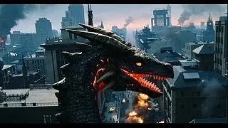 A dragon saves a city from a horde of zombies!