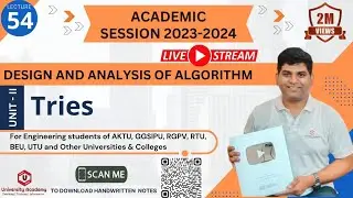 DAA54:Trie Data Structure in daa |Digitat Tree| Prefix Tree |Trie applications|Search Insert Delete