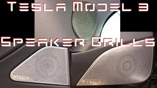 Tesla Model 3 &mdash; крышки решеток динамиков