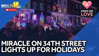 Miracle on 34th Street lights up for 2025 holiday season