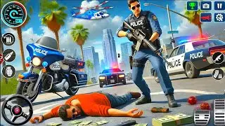 🚨 US Police Car Chase Simulator 3D | Real Cop Cars Driving & City Cop Pursuit Android Gameplay 2026