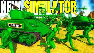 This New ARMY MEN Battle Simulator has REALISTIC Toy Warfare...