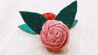 How To Make Mini Rose Step by Step Tutorial / Foam Mini Rose / Flower Eva Foam / Very Easy