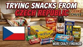 Trying Snack from Czech Republic