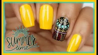 OPI reverse stamping nail art |ByClouser