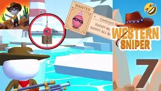 Western Sniper : Gameplay Walkthrough Part 7 - Wild West Fps || 3D Game (Ios, Android)