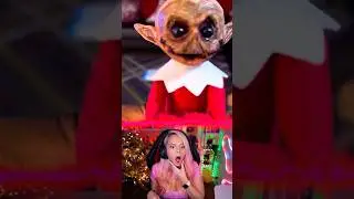 ATERRADORES ELFOS CAPTADOS MOVI&Eacute;NDOSE EN C&Aacute;MARA!!😳🧝 #shorts #elfontheshelf #duende