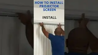 How to install a Yodolla motorized projection screen