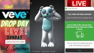 VeVe Drop Day LIVE -  Veil: Specimen Jermaine Rogers NFT Drop - VeVe and OpenSea NFT Giveaways!