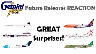 Gemini Jets Future Releases REACTION - Unexpected Gems & New Specials!