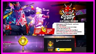 FREE FIRE SEASON 28 ELITE PASS PRE ORDER Reward New Celestial Street Pan Skin Garena Free Fire 2020