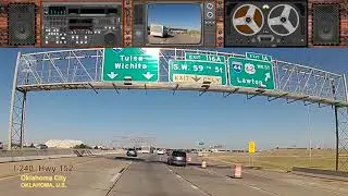 Driving on the Road, I-240, Hwy 152, Oklahoma City, OK, U.S. (100)