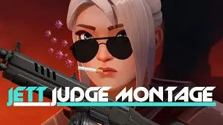 AGGRESSIVE IMMORTAL JETT JUDGE ONLY VALORANT MONTAGE