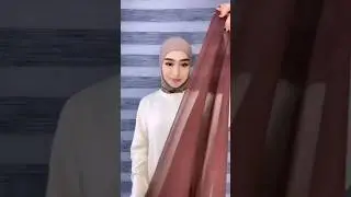 🤎😍💜 Как ПОВЯЗАТЬ Платок/Хиджаб  за 5 минут. Нежный образ на каждый день. #hijabtutorial #мусульманка
