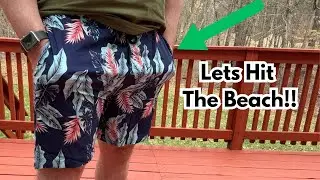 GINGTTO Men's Beach Shorts #BathingSuits with Mesh Lining #swimsuit #review