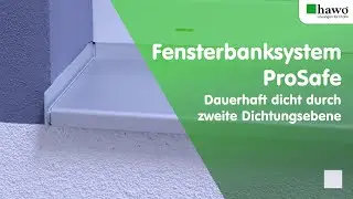 Fensterbank dauerhaft dicht in WDVS einbauen mit 2. Dichtungsebene - Wärmedämmung von hawo
