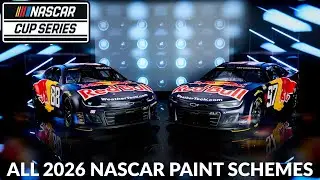 Все варианты окраски автомобилей NASCAR 2026 года