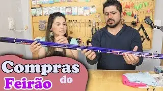 COMPRAS do FEIR&Acirc;O SUGOI BIG FISHING 2017 - Dicas de PRODUTOS de PESCA de PRAIA