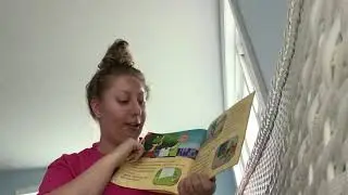 Story time with Ms Amber, reading Llama Llama very busy Springtime!