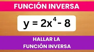 ✅ &iquest;C&oacute;mo obtener la FUNCI&Oacute;N INVERSA paso a paso? 📊