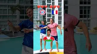 NAME THE FOOTBALLER OR FALL IN THE POOL💦 | WHO WAS FASTER THAN US!?🏆 #football #soccer