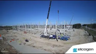 Elcogen's new ELCO I factory construction time-lapse