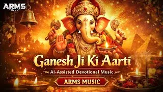Ganesh Ji Ki Aarti || AI Assisted Denotional Music || New Devotional 2026 | ARMS Music